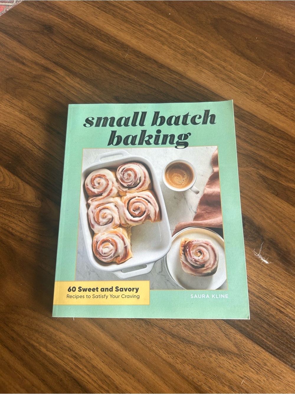 Small Batch Baking Book - Mint Green Cover